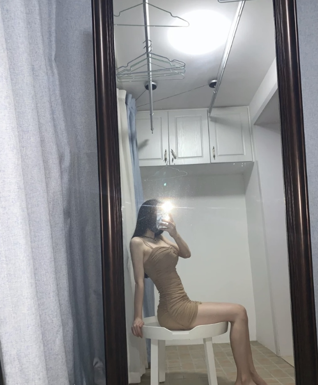 身材颜值聚在的妹妹，爽的很